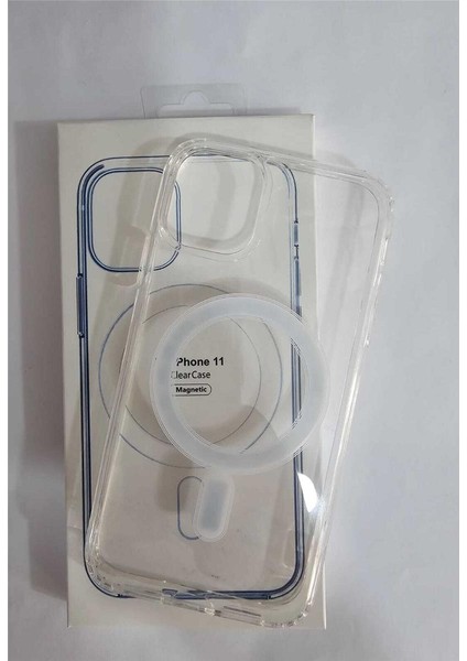 Iphone 11 Magsafeli Sert Şeffaf Kılıf fiyatları