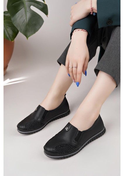 Selena 347 Siyah Günlük Kadın Ayakkabı