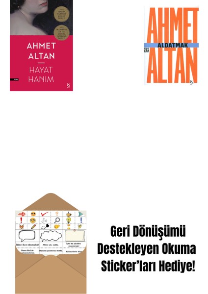 Hayat Hanım + Aldatmak - Yalnızlığın Özel Tarihi (Cep Boy) + Okuma Sticker'ları
