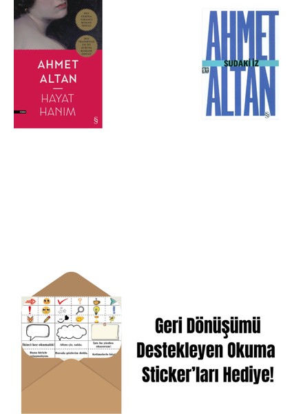 Hayat Hanım + Sudaki Iz (Cep Boy) + Okuma Sticker'ları