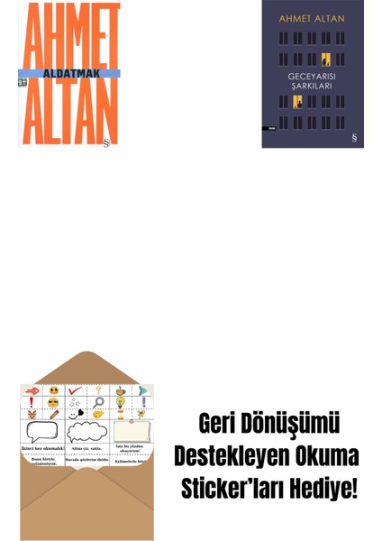 Aldatmak - Yalnızlığın Özel Tarihi (Cep Boy) + Geceyarısı Şarkıları + Okuma Sticker'ları