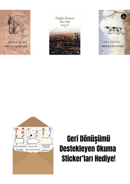 Heder Ağacı + Dağda Duman Yeri Yok + Yara Bende + Okuma Sticker'ları
