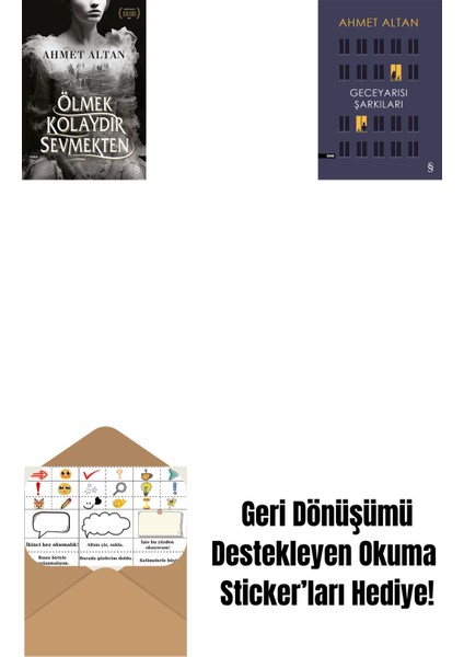 Ölmek Kolaydır Sevmekten + Geceyarısı Şarkıları + Okuma Sticker'ları