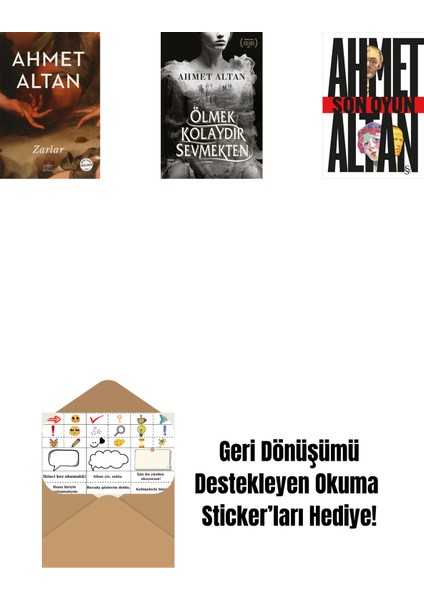 Zarlar + Ölmek Kolaydır Sevmekten + Son Oyun + Okuma Sticker'ları