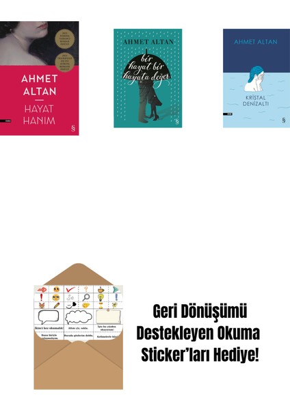 Hayat Hanım + Bir Hayat Bir Hayata Değer + Kristal Denizaltı + Okuma Sticker'ları