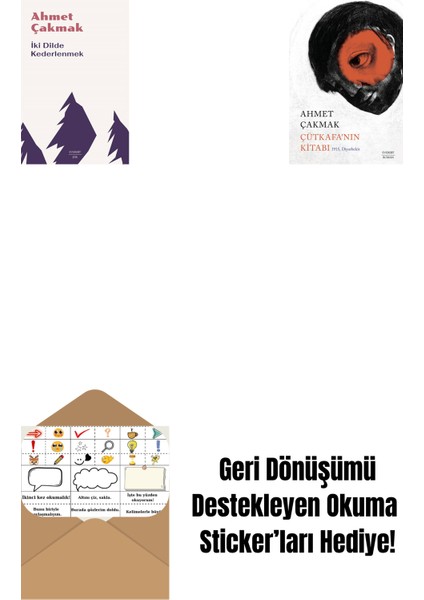 Iki Dilde Kederlenmek + Çütkafa’nın Kitabı + Okuma Sticker'ları