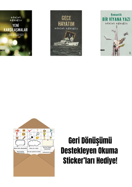 Yeni Karşılaşmalar + Gece Hayatım + Romantik Bir Viyana Yazı + Okuma Sticker'ları