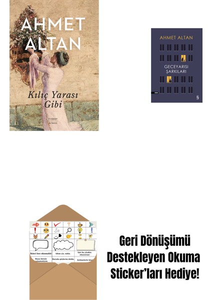 Kılıç Yarası Gibi + Geceyarısı Şarkıları + Okuma Sticker'ları