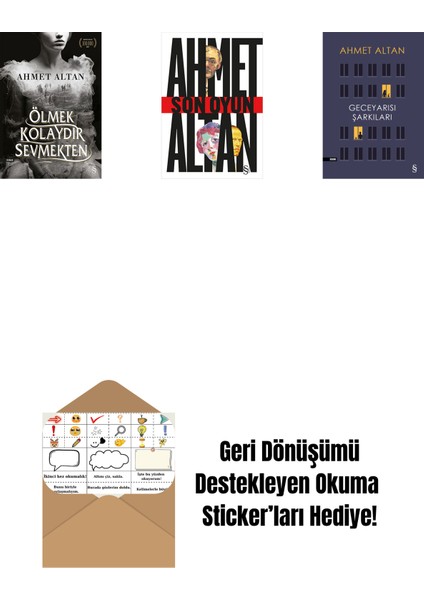 Ölmek Kolaydır Sevmekten + Son Oyun + Geceyarısı Şarkıları + Okuma Sticker'ları