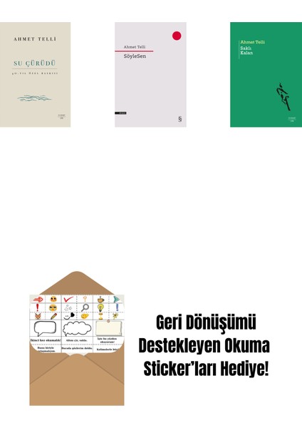 Su Çürüdü (Ciltli) + Söylesen + Saklı Kalan + Okuma Sticker'ları