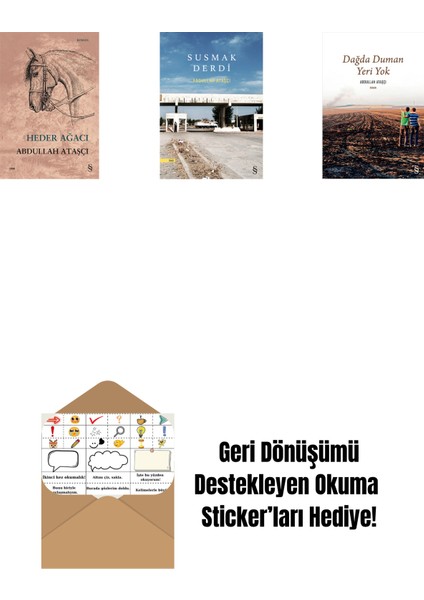 Heder Ağacı + Susmak Derdi + Dağda Duman Yeri Yok + Okuma Sticker'ları