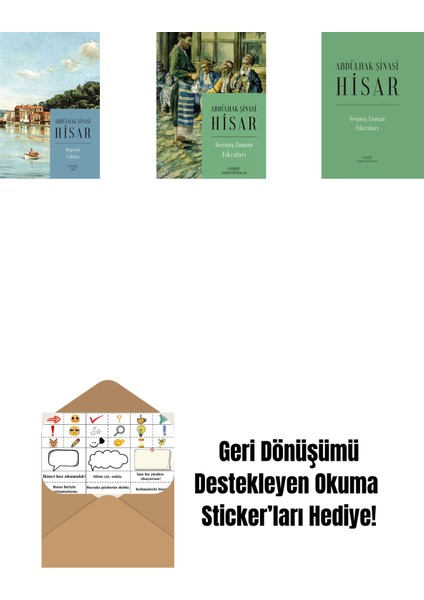 Boğaziçi Yalıları (Kitap Boy) + Geçmiş Zaman Fıkraları + Geçmiş Zaman Fıkraları (Ciltli) + Okuma Sticker'ları