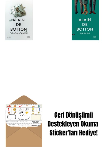 Felsefenin Tesellisi + Aşk Dersleri + Okuma Sticker'ları