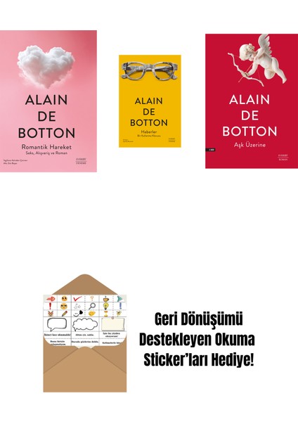 Romantik Hareket + Haberler + Aşk Üzerine + Okuma Sticker'ları