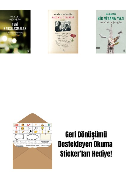Yeni Karşılaşmalar + Halim'e Ithaflar + Romantik Bir Viyana Yazı + Okuma Sticker'ları