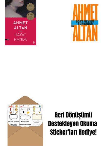 Hayat Hanım + Dört Mevsim Sonbahar/tehlikeli Masallar (Cep Boy) + Okuma Sticker'ları