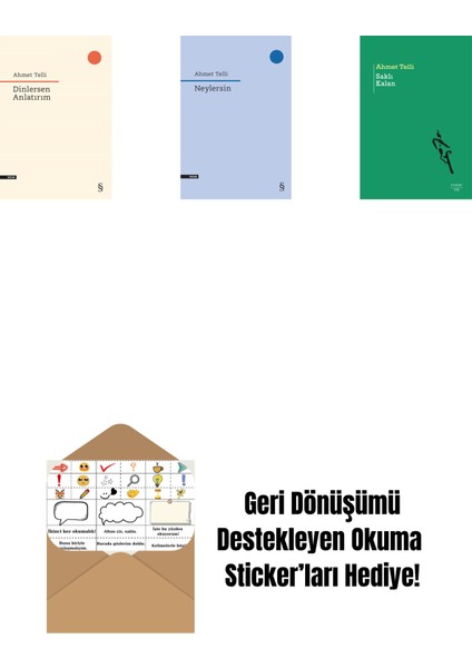 Dinlersen Anlatırım + Neylersin + Saklı Kalan + Okuma Sticker'ları
