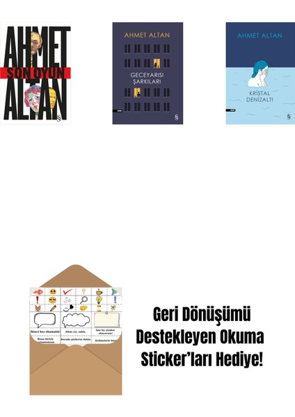 Son Oyun + Geceyarısı Şarkıları + Kristal Denizaltı + Okuma Sticker'ları