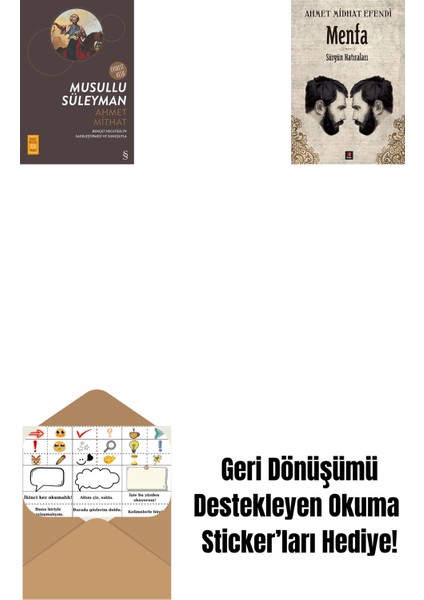 Musullu Süleyman + Menfa + Okuma Sticker'ları