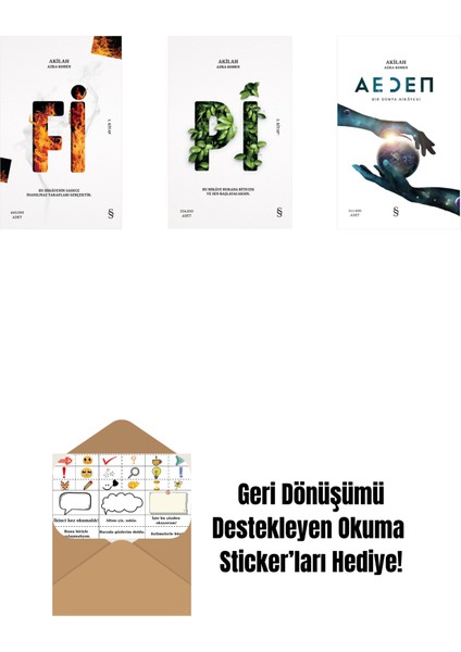 Fi + Pi + Aeden + Okuma Sticker'ları