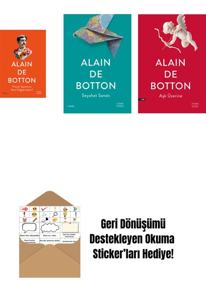Proust Yaşamınızı Nasıl Değiştirebilir? + Seyahat Sanatı + Aşk Üzerine + Okuma Sticker'ları