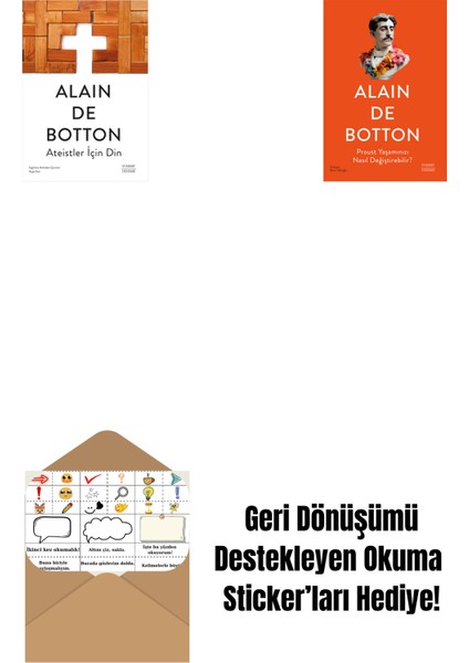 Ateistler Için Din + Proust Yaşamınızı Nasıl Değiştirebilir? + Okuma Sticker'ları