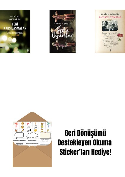 Yeni Karşılaşmalar + Toplu Oyunlar (Ciltli) + Halim'e Ithaflar + Okuma Sticker'ları