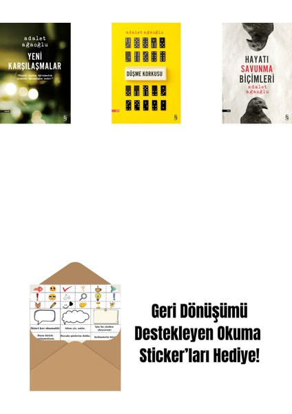 Yeni Karşılaşmalar + Düşme Korkusu + Hayatı Savunma Biçimleri + Okuma Sticker'ları