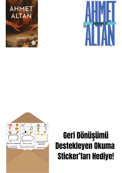 Zarlar + Sudaki Iz (Cep Boy) + Okuma Sticker'ları