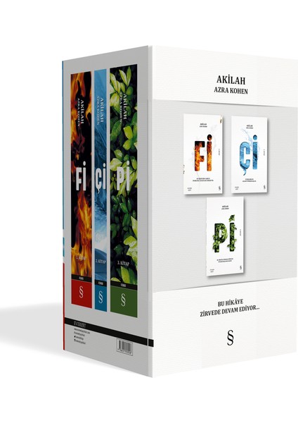 Azra Kohen Kutulu Set Fi-Çi-Pi + Çi + Aeden + Okuma Sticker'ları