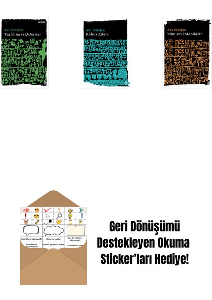 Taş Bina ve Diğerleri + Kabuk Adam + Mucizevi Mandarin + Okuma Sticker'ları