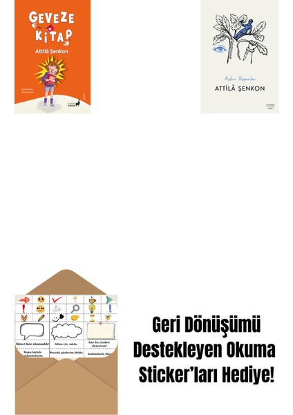 Geveze Kitap + Aykırı Üçgenler + Okuma Sticker'ları