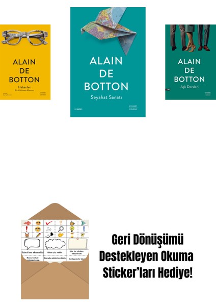 Haberler + Seyahat Sanatı + Aşk Dersleri + Okuma Sticker'ları