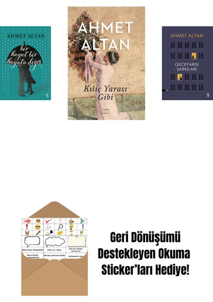 Bir Hayat Bir Hayata Değer + Kılıç Yarası Gibi + Geceyarısı Şarkıları + Okuma Sticker'ları