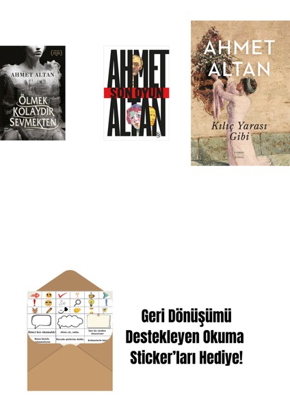 Ölmek Kolaydır Sevmekten + Son Oyun + Kılıç Yarası Gibi + Okuma Sticker'ları