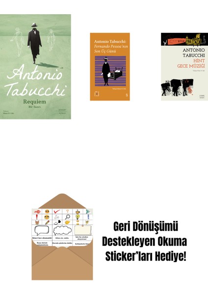 Requiem + Everest Açıkhava 34 - Fernando Pessoa’nın Son Üç Günü + Hint Gece Müziği + Okuma Sticker'ları