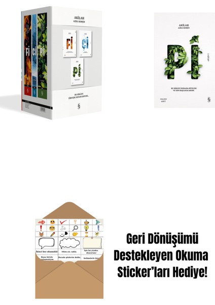 Azra Kohen Kutulu Set Fi-Çi-Pi + Pi + Okuma Sticker'ları