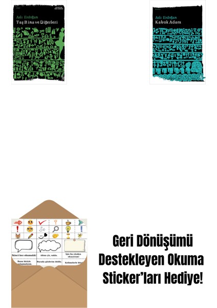 Taş Bina ve Diğerleri + Kabuk Adam + Okuma Sticker'ları
