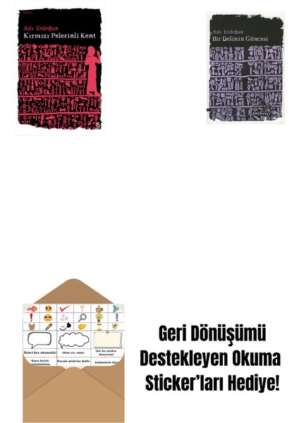 Kırmızı Pelerinli Kent + Bir Delinin Güncesi + Okuma Sticker'ları
