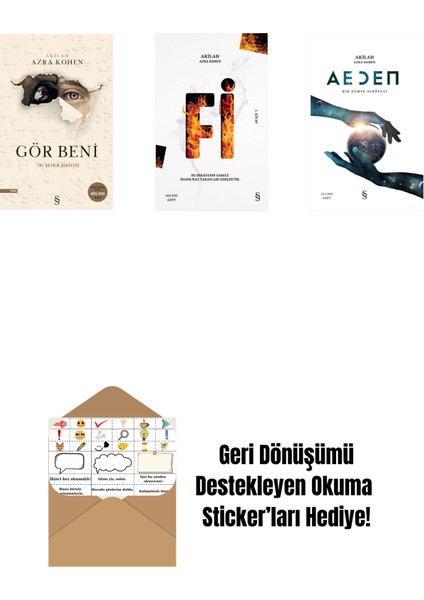 Gör Beni + Fi + Aeden + Okuma Sticker'ları