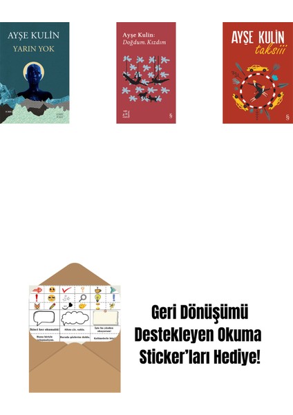 Yarın Yok + Everest Açıkhava 19 - Doğdum. Kızdım + Taksiii + Okuma Sticker'ları