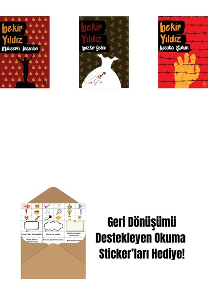 Mahşerin Insanları + Bozkır Gelini + Kaçakçı Şahan + Okuma Sticker'ları