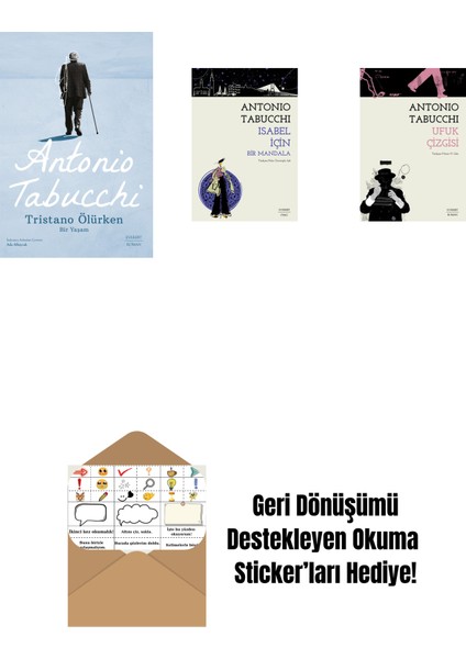 Tristano Ölürken + Isabel Için Bir Mandala + Ufuk Çizgisi + Okuma Sticker'ları