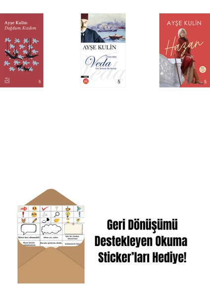 Everest Açıkhava 19 - Doğdum. Kızdım + Veda (Midi Boy) + Hazan + Okuma Sticker'ları