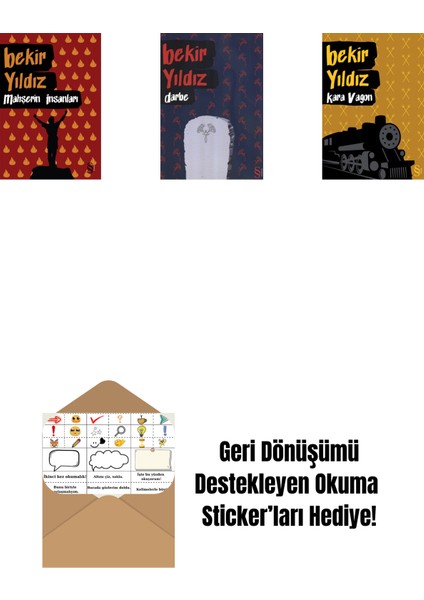 Mahşerin Insanları + Darbe + Kara Vagon + Okuma Sticker'ları