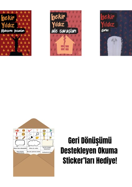 Mahşerin Insanları + Aile Savaşları + Darbe + Okuma Sticker'ları