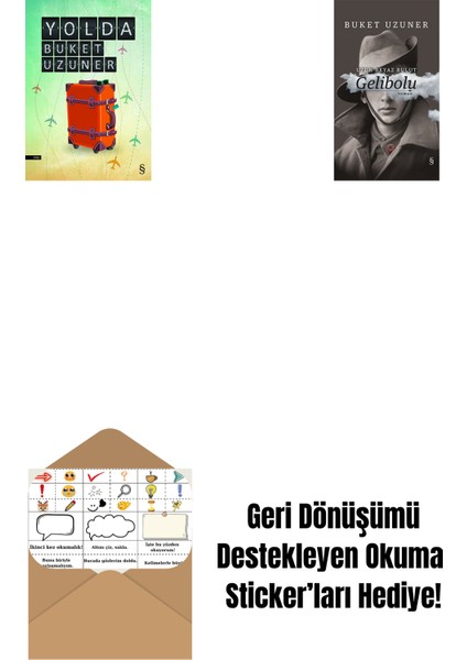 Yolda + Gelibolu (Ciltli) + Okuma Sticker'ları