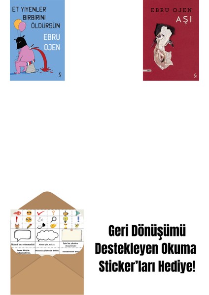 Et Yiyenler Birbirini Öldürsün + Aşı + Okuma Sticker'ları