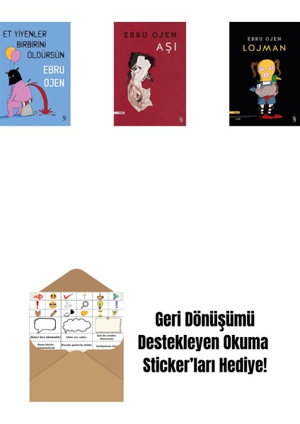 Et Yiyenler Birbirini Öldürsün + Aşı + Lojman + Okuma Sticker'ları