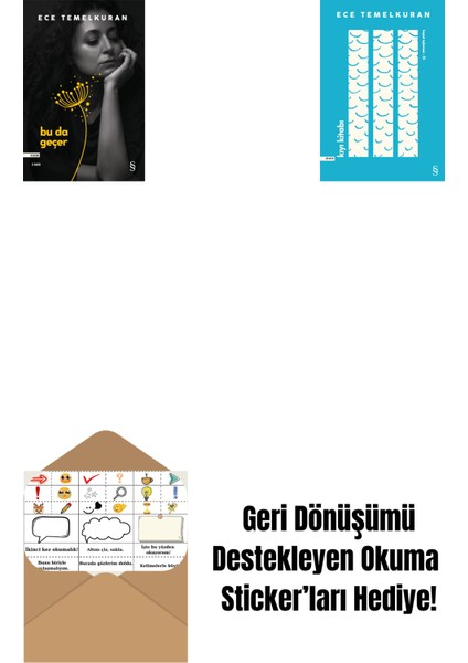 Bu Da Geçer + Kıyı Kitabı + Okuma Sticker'ları